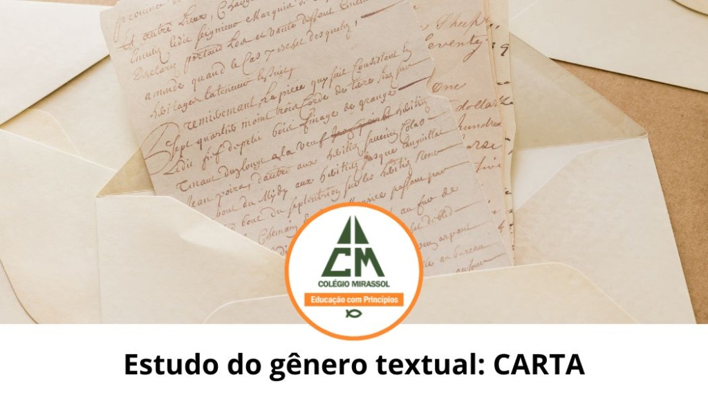 Estudo Do G Nero Textual Carta Col Gio Mirassol